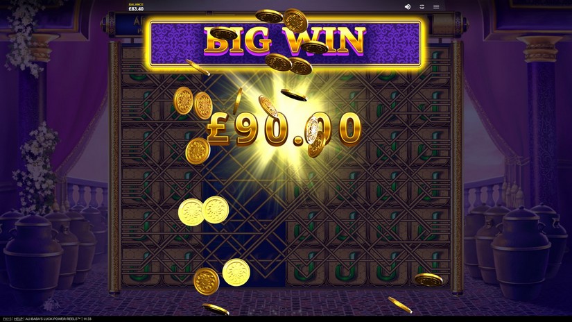 Ali Baba’s Luck Power Reels slot screen 4