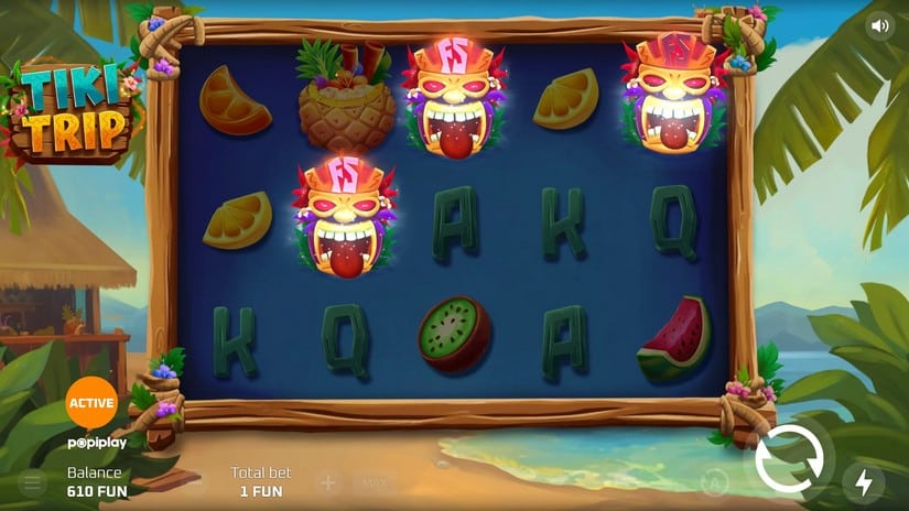 Tiki Trip slot screen 3