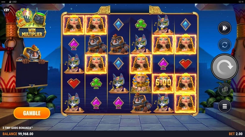 3 Tiny Gods Bonanza slot screen 3