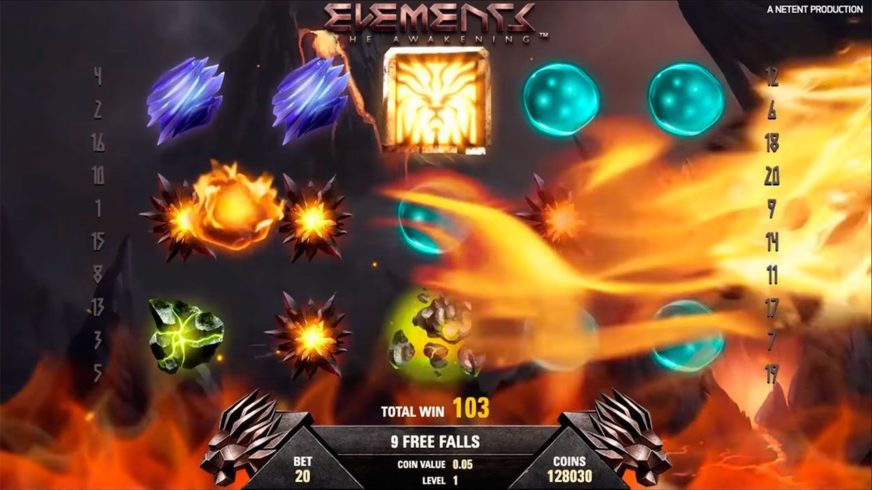 Elements: The Awakening slot screen 4