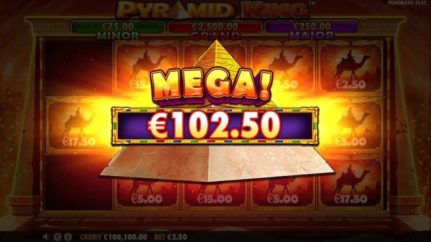 Pyramid King slot screen 3