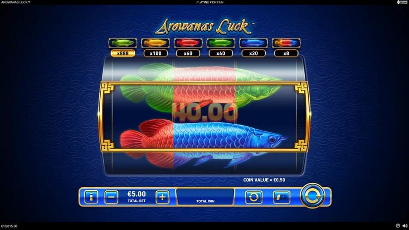 Arowanas Luck slot screen 3