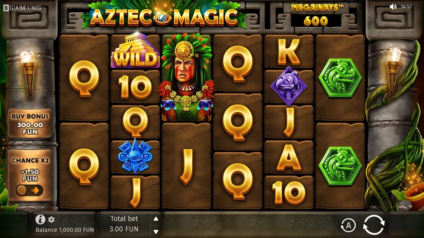 Aztec Magic Megaways slot screen 1
