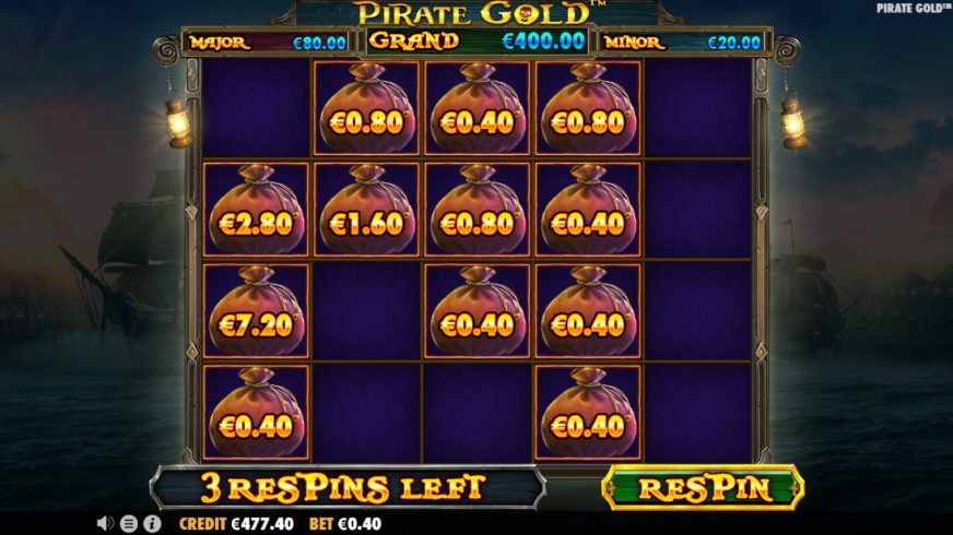 Pirate Gold slot screen 3