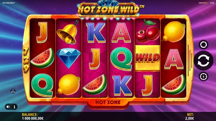 Hot Zone Wild slot screen 1