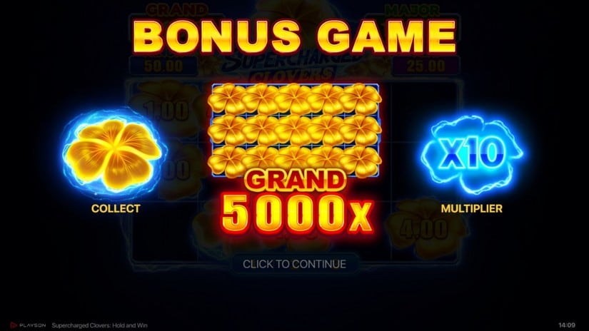 Supercharged Clovers: Hold and Win slot screen 3