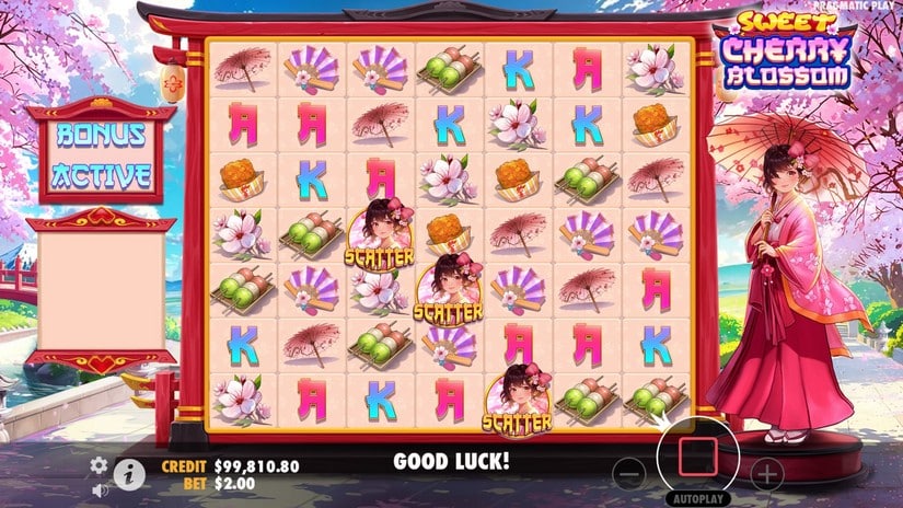Sweet Cherry Blossom slot screen 3