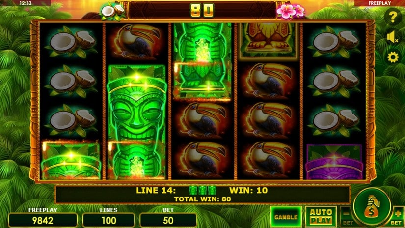 Tiki Madness 100 slot screen 3