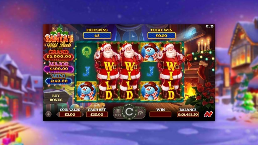 Santa’s Wild Reels slot screen 4