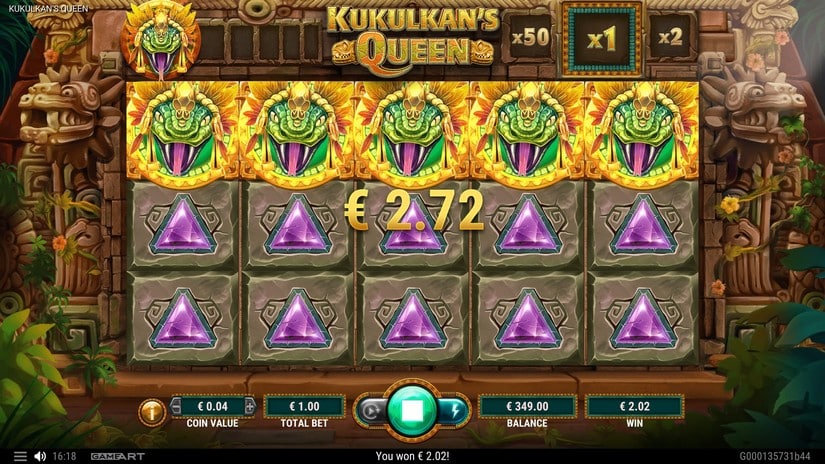 Kukulkans Queen slot screen 2