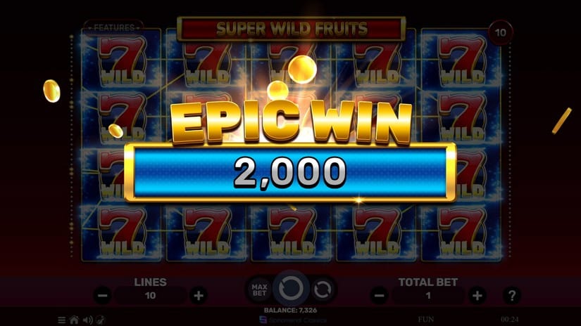 Super Wild Fruits slot screen 4