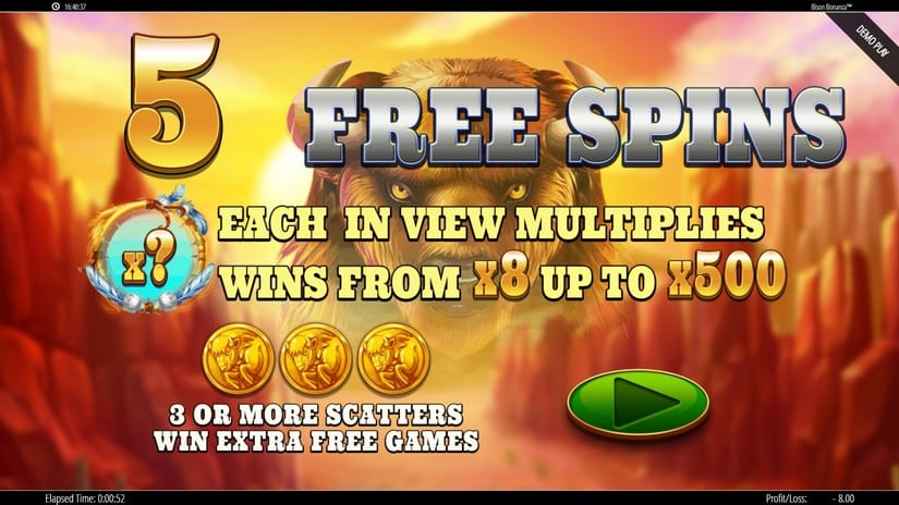 Bison Bonanza slot screen 5