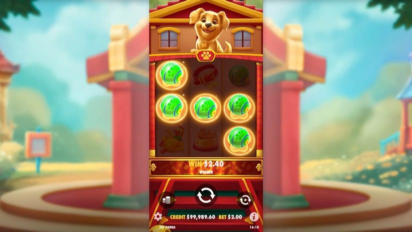 Lucky Dog slot screen 2