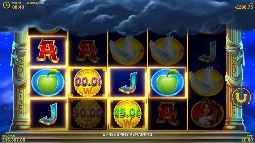 Divine Links slot screen 5