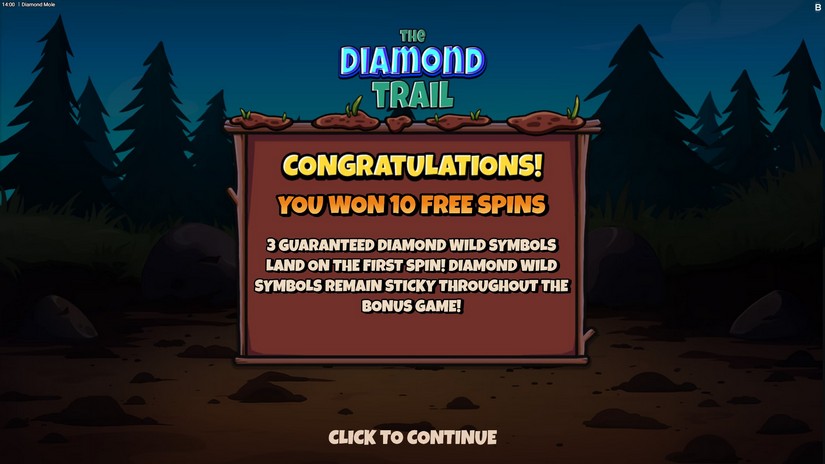 Diamond Mole slot screen 3