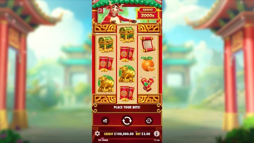 Lucky Ox slot screen 1