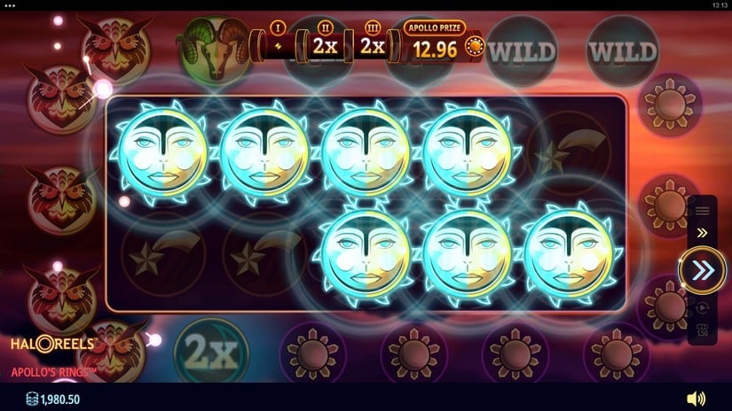 Apollo’s Rings slot screen 3