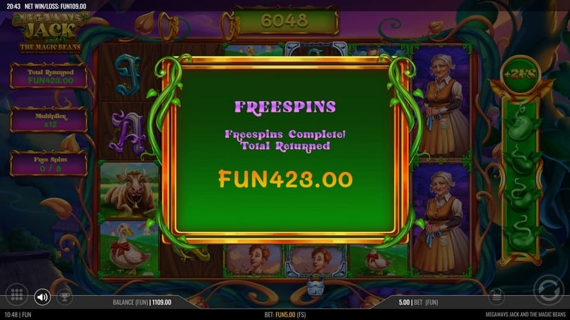 Megaways Jack and The Magic Beans slot screen 8