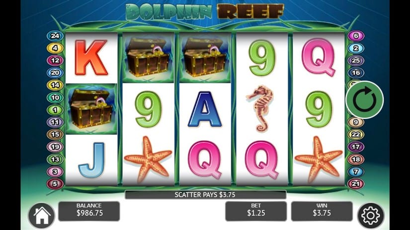 Dolphin Reef slot screen 3