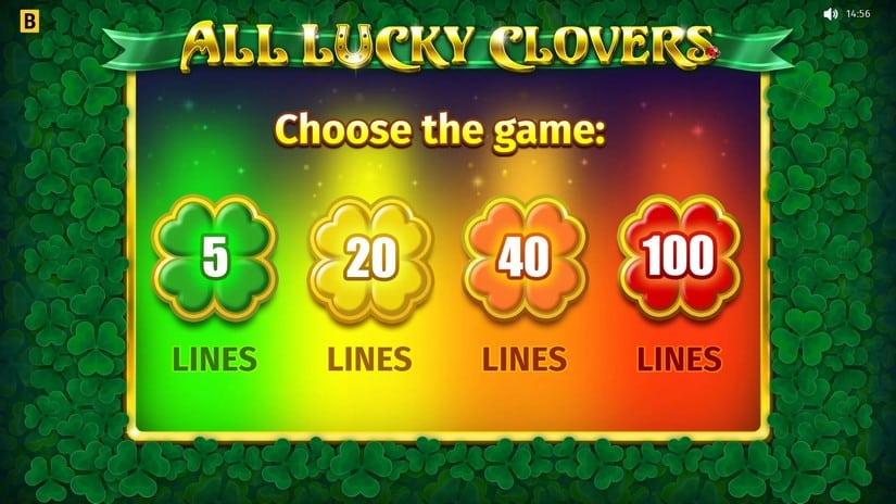 All Lucky Clovers 5 slot screen 1