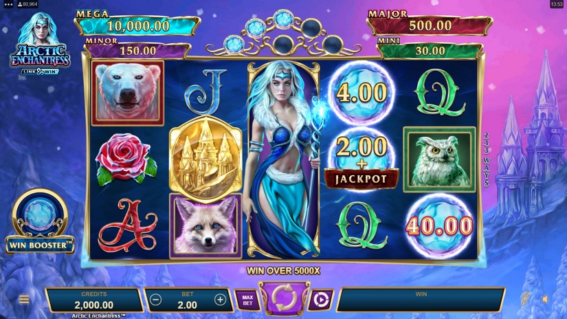 Arctic Enchantress slot screen 1