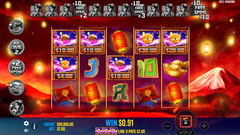 Floating Dragon – Year of the Snake slot screen 4