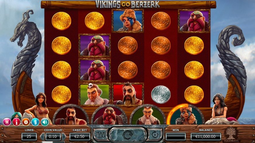 Vikings Go Berzerk slot screen 4