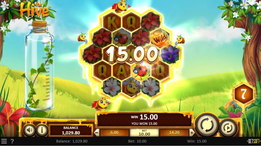 The Hive slot screen 2
