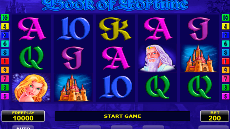 Book of Fortune slot screen 1