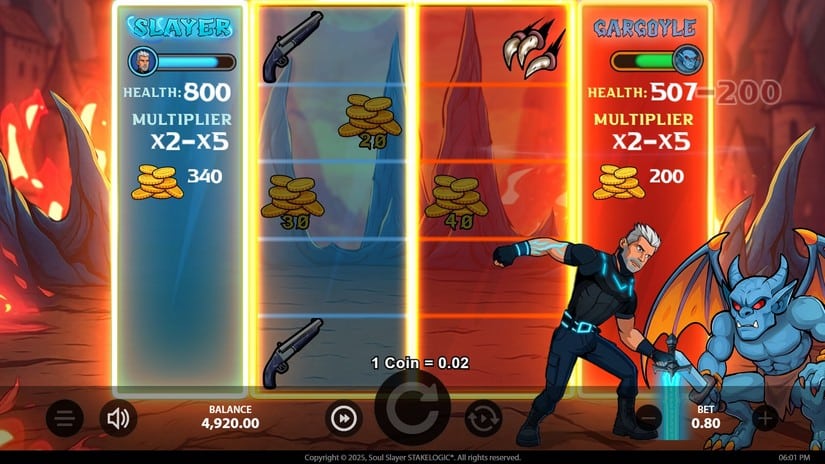 Soul Slayer slot screen 7