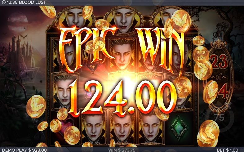 Blood Lust slot screen 5