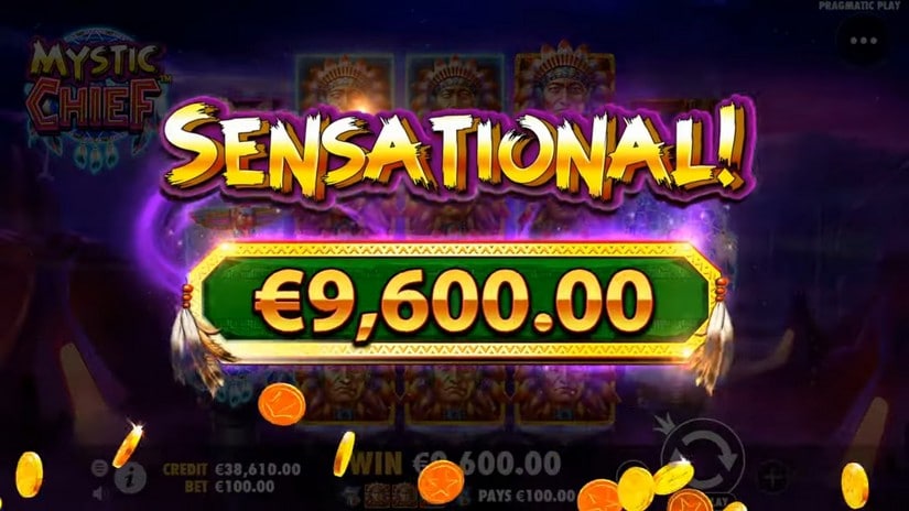 Mystic Chief slot screen 2