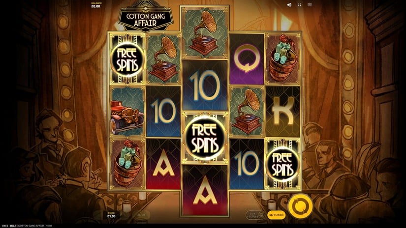 Cotton Gang Affair slot screen 2