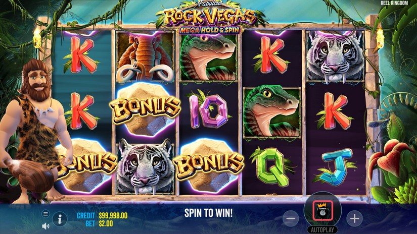 Rock Vegas slot screen 3