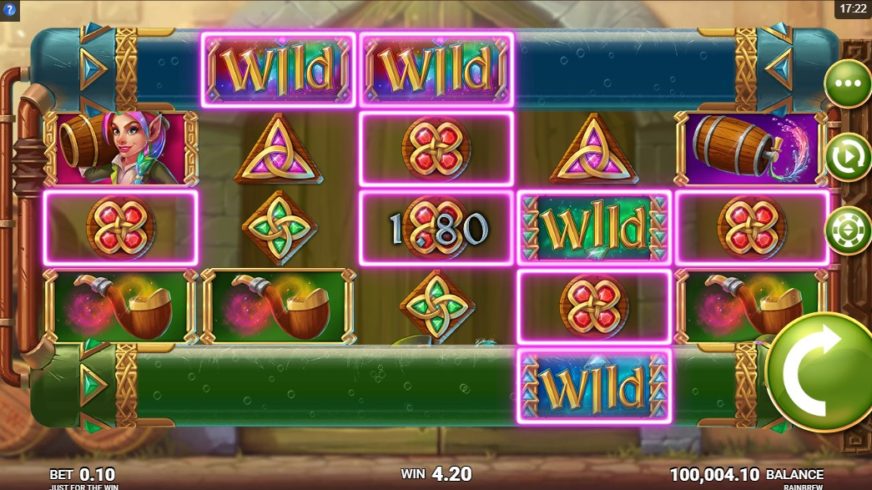 Rainbrew slot screen 1