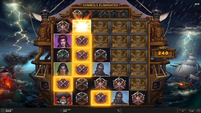 Cannonade! slot screen 6