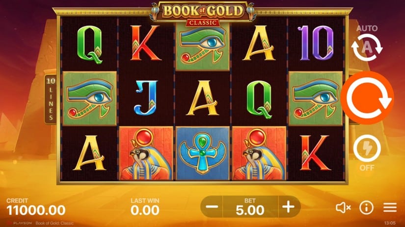 Book of Gold: Classic slot screen 1