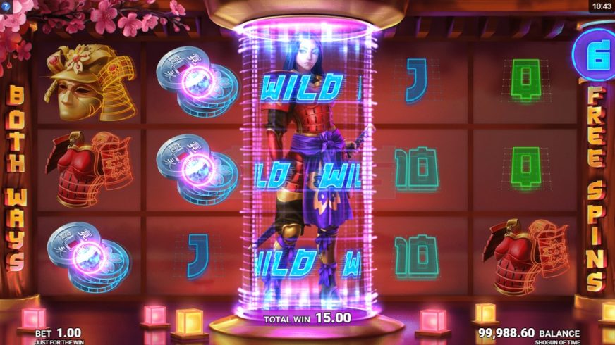 Shogun of Time slot screen 9