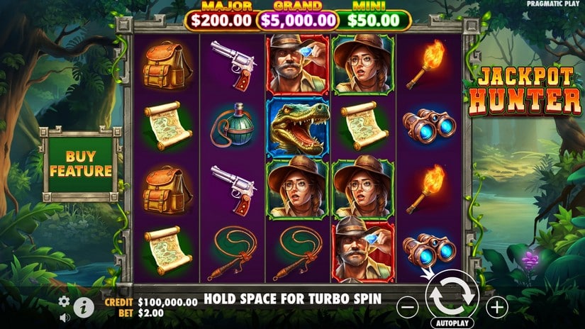 Jackpot Hunter slot screen 1