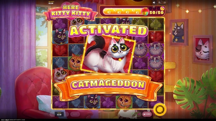 Here Kitty Kitty slot screen 2
