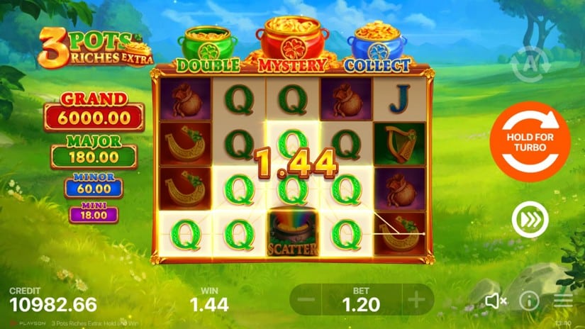 3 Pots Riches Extra: Hold and Win slot screen 2