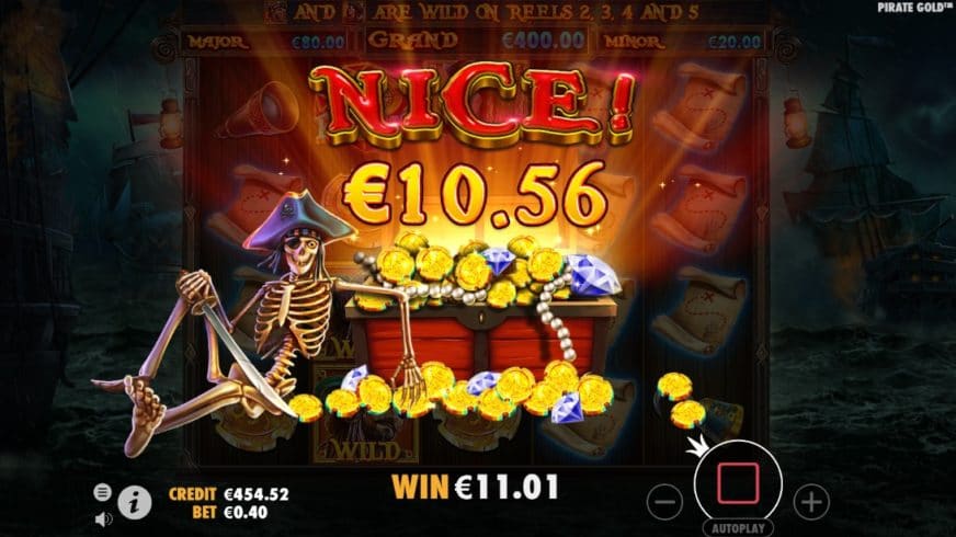 Pirate Gold slot screen 5
