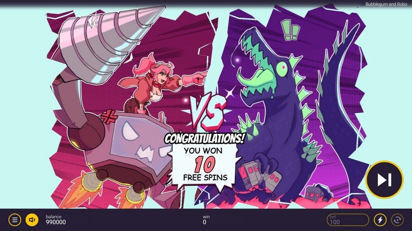 Bubblegum and Robo slot screen 3