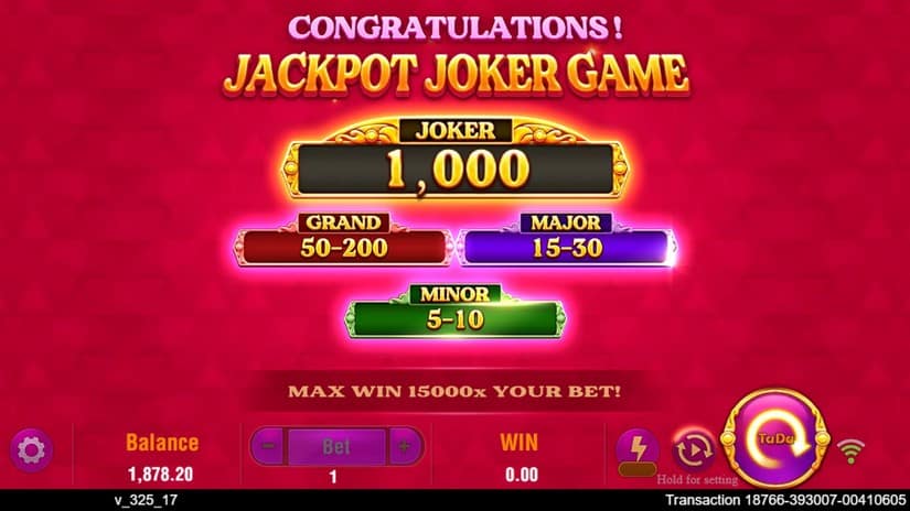 Jackpot Joker FEVER slot screen 5