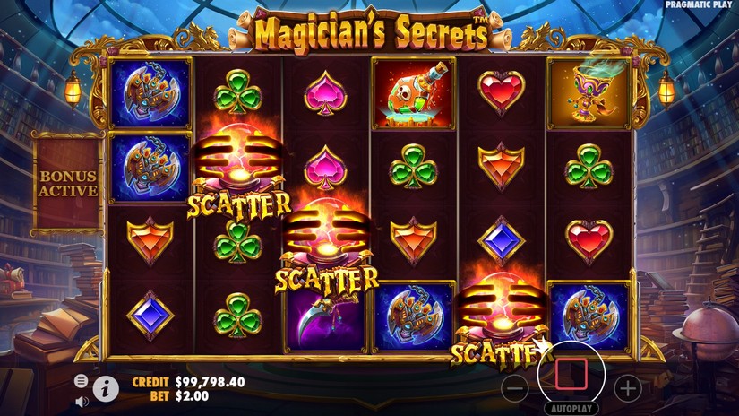Magician’s Secrets slot screen 5