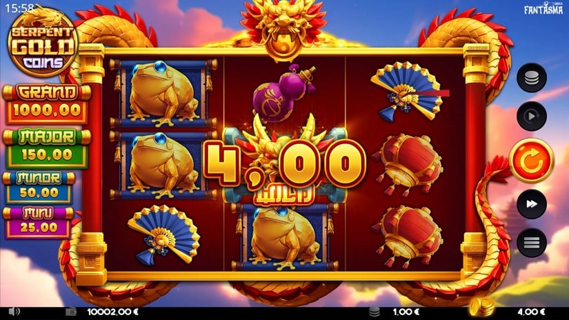 Serpent Gold Coins slot screen 2