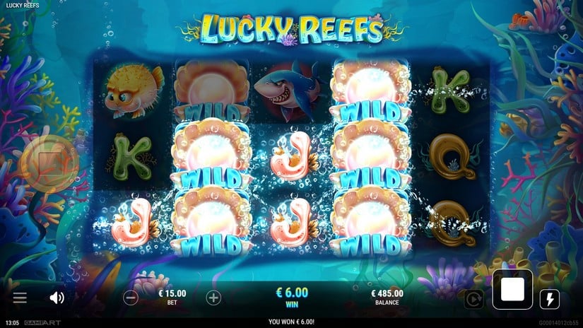 Lucky Reefs slot screen 3