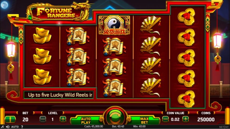 Fortune Rangers slot screen 1