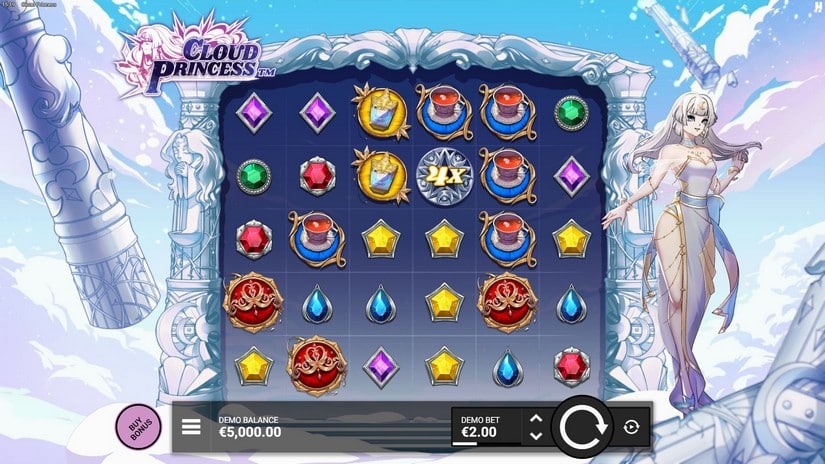 Cloud Princess slot screen 1