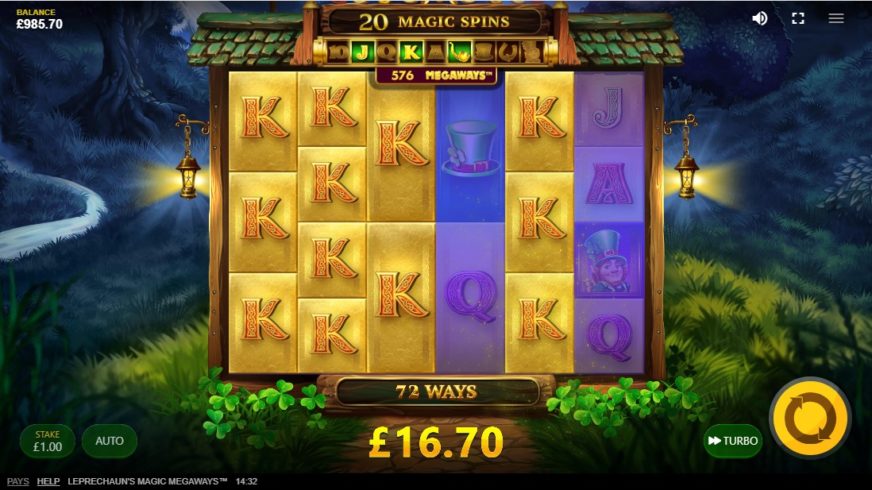 Leprechaun’s Magic Megaways slot screen 1